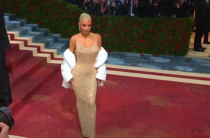 Kim Kardashian wore Marilyn Monroe’s legendary “Happy Birthday, Mr. President” dress at the 2022 Met Gala