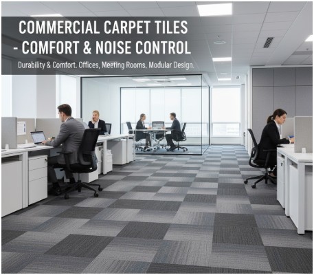Commercial Carpet Tiles for Comfort and Noise Control